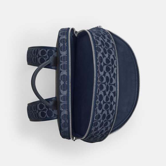 Charter Backpack In Signature Denim - Picture 10 of 16